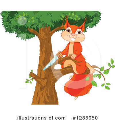 Squirrel Clipart #1286950 by Pushkin