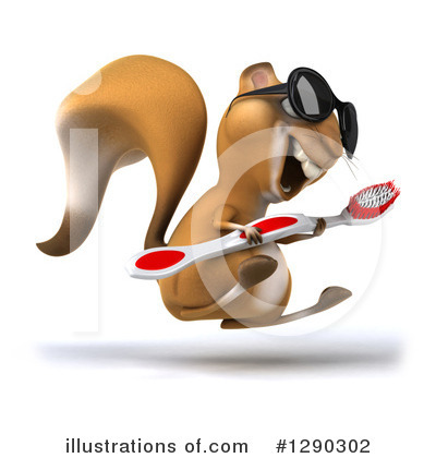 Royalty-Free (RF) Squirrel Clipart Illustration by Julos - Stock Sample #1290302