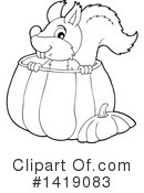 Squirrel Clipart #1419083 by visekart