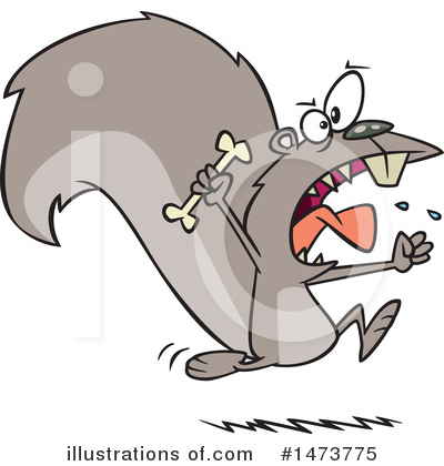Squirrel Clipart #1473775 by toonaday