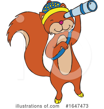 Squirrel Clipart #1647473 by Cherie Reve