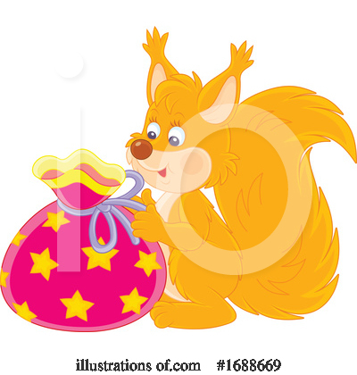 Royalty-Free (RF) Squirrel Clipart Illustration by Alex Bannykh - Stock Sample #1688669