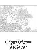 Squirrel Clipart #1694797 by Alex Bannykh