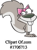 Squirrel Clipart #1706713 by toonaday