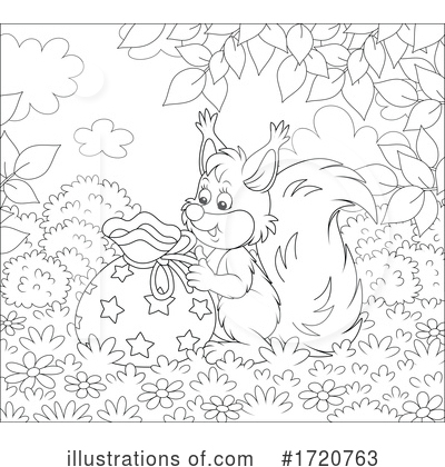 Royalty-Free (RF) Squirrel Clipart Illustration by Alex Bannykh - Stock Sample #1720763