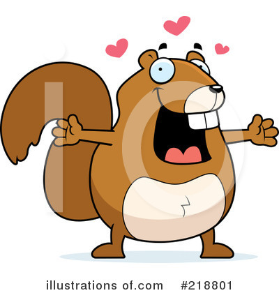 Royalty-Free (RF) Squirrel Clipart Illustration by Cory Thoman - Stock Sample #218801