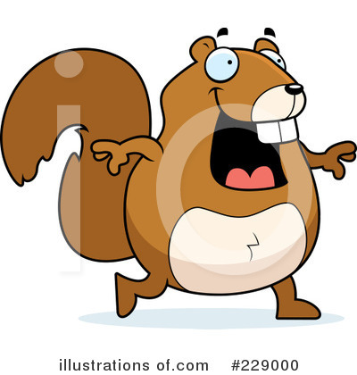Royalty-Free (RF) Squirrel Clipart Illustration by Cory Thoman - Stock Sample #229000