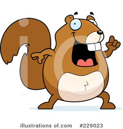 Royalty-Free (RF) Squirrel Clipart Illustration by Cory Thoman - Stock Sample #229023
