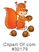 Squirrel Clipart #32179 by Alex Bannykh