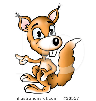 Squirrel Clipart #36557 by dero