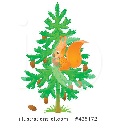 Royalty-Free (RF) Squirrel Clipart Illustration by Alex Bannykh - Stock Sample #435172