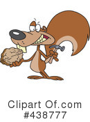 Squirrel Clipart #438777 by toonaday