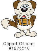 St Bernard Clipart #1276510 by Dennis Holmes Designs