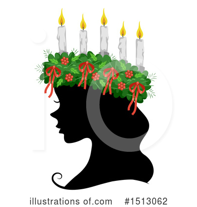 Royalty-Free (RF) St Lucias Day Clipart Illustration by BNP Design Studio - Stock Sample #1513062