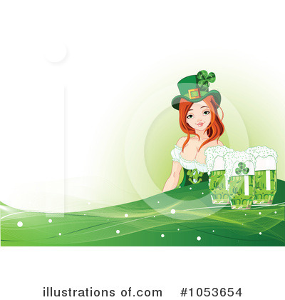 Royalty-Free (RF) St Patricks Day Clipart Illustration by Pushkin - Stock Sample #1053654