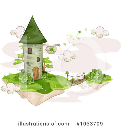 Floating Island Clipart #1053709 by BNP Design Studio
