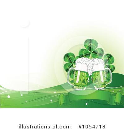 Royalty-Free (RF) St Patricks Day Clipart Illustration by Pushkin - Stock Sample #1054718