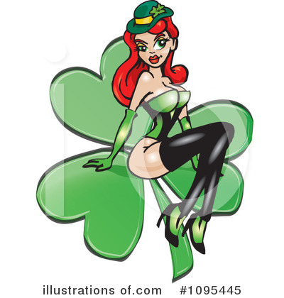 Shamrock Clipart #1095445 by Dennis Holmes Designs