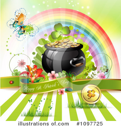 Royalty-Free (RF) St Patricks Day Clipart Illustration by merlinul - Stock Sample #1097725