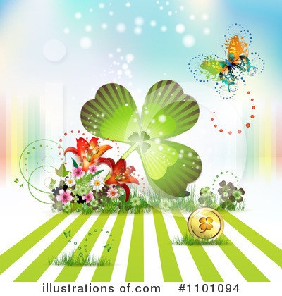 Royalty-Free (RF) St Patricks Day Clipart Illustration by merlinul - Stock Sample #1101094