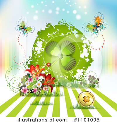 Royalty-Free (RF) St Patricks Day Clipart Illustration by merlinul - Stock Sample #1101095