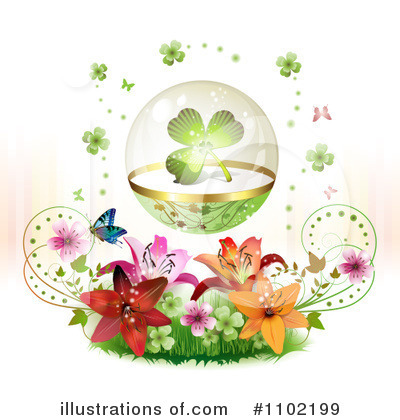 Royalty-Free (RF) St Patricks Day Clipart Illustration by merlinul - Stock Sample #1102199
