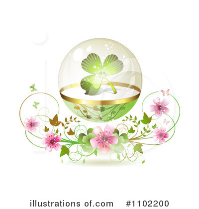 Royalty-Free (RF) St Patricks Day Clipart Illustration by merlinul - Stock Sample #1102200