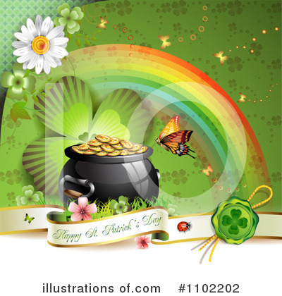 Pot Of Gold Clipart #1102202 by merlinul