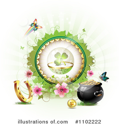 Royalty-Free (RF) St Patricks Day Clipart Illustration by merlinul - Stock Sample #1102222