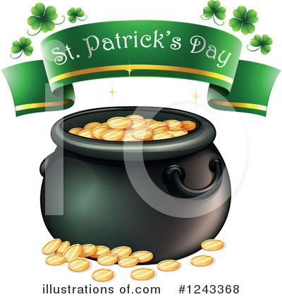 Pot Of Gold Clipart #1243368 by Graphics RF