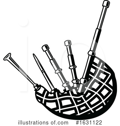 Bagpipes Clipart #1631122 by Vector Tradition SM