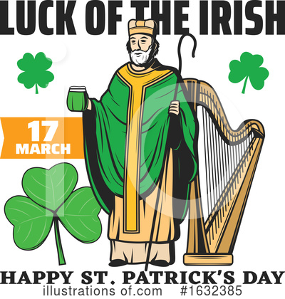 St Patrick Clipart #1632385 by Vector Tradition SM