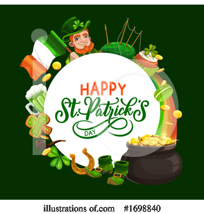 Royalty-Free (RF) St Patricks Day Clipart Illustration by Vector Tradition SM - Stock Sample #1698840