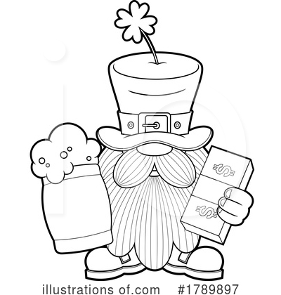 Royalty-Free (RF) St Patricks Day Clipart Illustration by Hit Toon - Stock Sample #1789897
