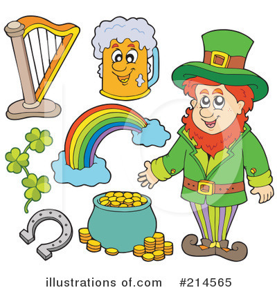 Royalty-Free (RF) St Patricks Day Clipart Illustration by visekart - Stock Sample #214565