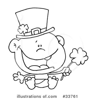 Royalty-Free (RF) St Patricks Day Clipart Illustration by Hit Toon - Stock Sample #33761
