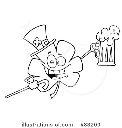 Royalty-Free (RF) St Patricks Day Clipart Illustration by Hit Toon - Stock Sample #83200