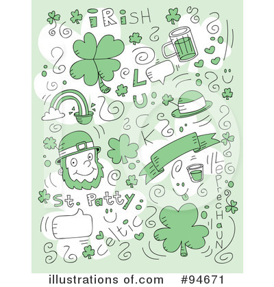 Royalty-Free (RF) St Patricks Day Clipart Illustration by Cory Thoman - Stock Sample #94671