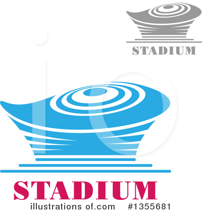 Royalty-Free (RF) Stadium Clipart Illustration by Vector Tradition SM - Stock Sample #1355681