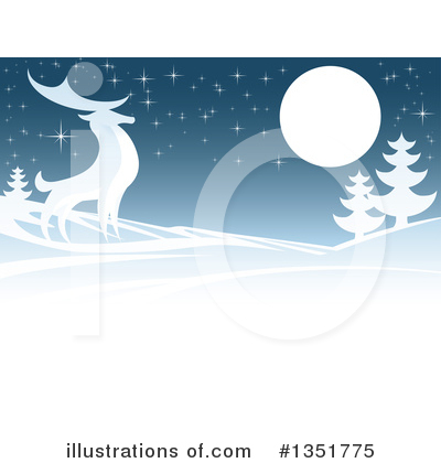 Christmas Background Clipart #1351775 by AtStockIllustration
