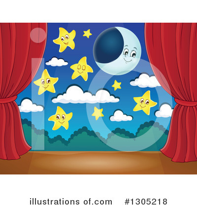 Moon Clipart #1305218 by visekart