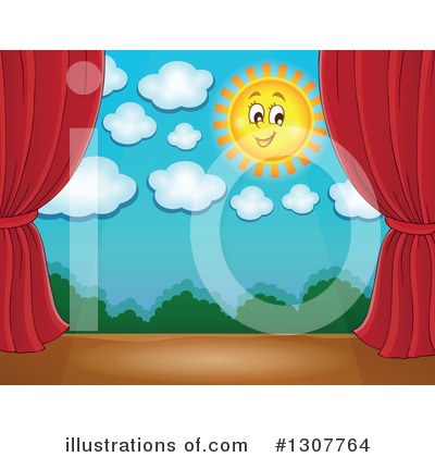 Royalty-Free (RF) Stage Clipart Illustration by visekart - Stock Sample #1307764