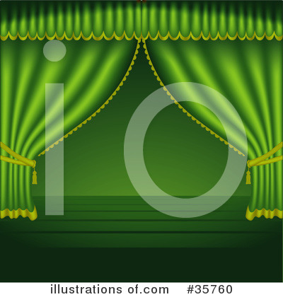 Royalty-Free (RF) Stage Clipart Illustration by dero - Stock Sample #35760