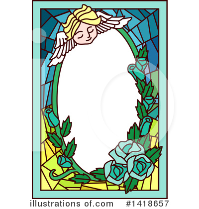 Stained Glass Clipart #1418657 by BNP Design Studio
