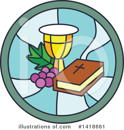 Stained Glass Clipart #1418661 by BNP Design Studio