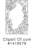 Stained Glass Clipart #1418678 by BNP Design Studio