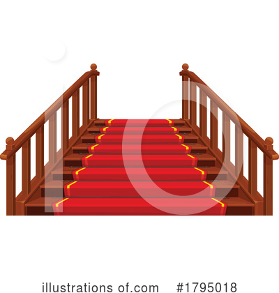Stairs Clipart #1795018 by Vector Tradition SM