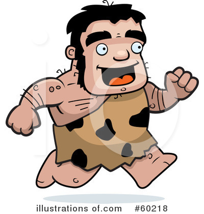Royalty-Free (RF) Stalky Caveman Character Clipart Illustration by Cory Thoman - Stock Sample #60218