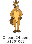 Stallion School Mascot Clipart #1361063 by Mascot Junction