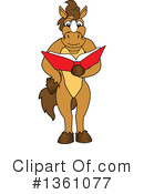 Stallion School Mascot Clipart #1361077 by Mascot Junction
